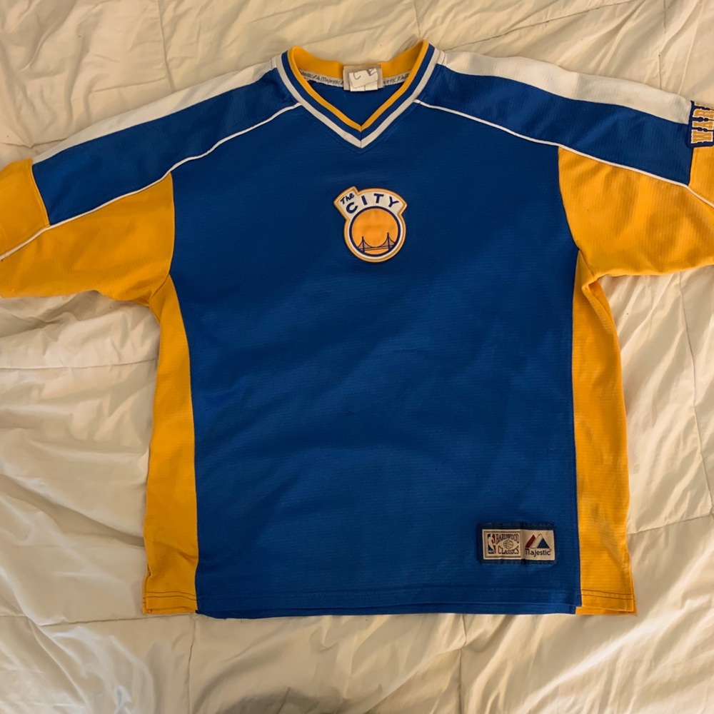 VTG Golden State Warriors Shooting Shirt Size XL